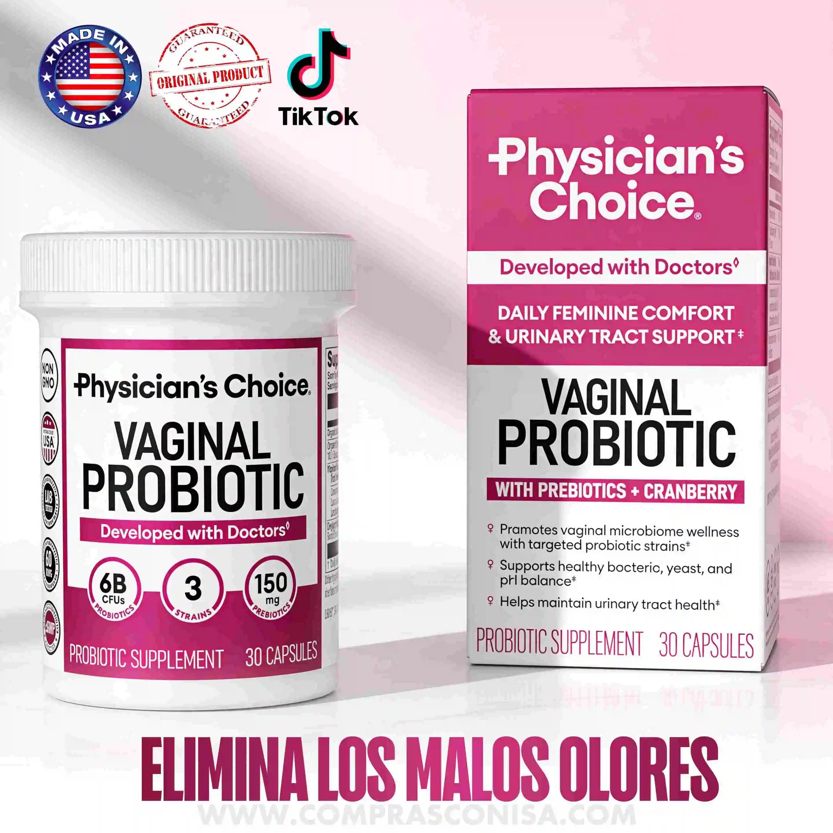 Probiótico vaginal Huele a Flores 🌺